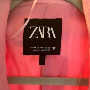 Zara Pink Cropped Blazer (size medium)